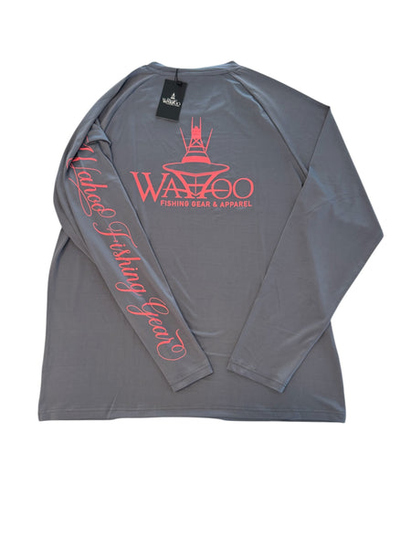 Pink and Grey Wahoo Performance Series Long Sleeve