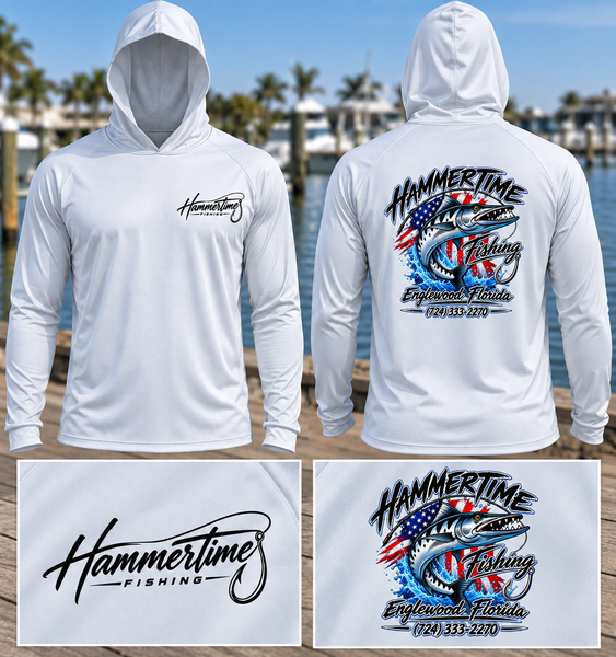 Hammertime Fishing Charters Performance Hoodie
