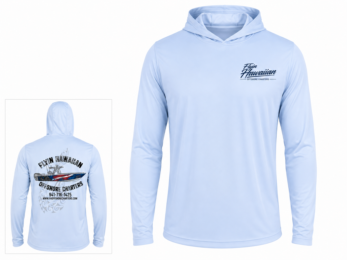 Flyin Hawaiian Offshore Charters-Performance Hoodie