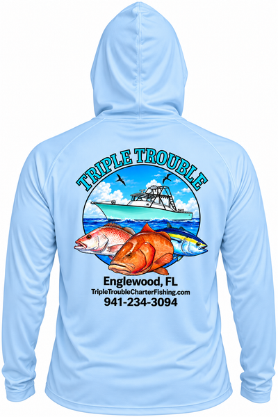 Triple Trouble Charters Performance Hoodie