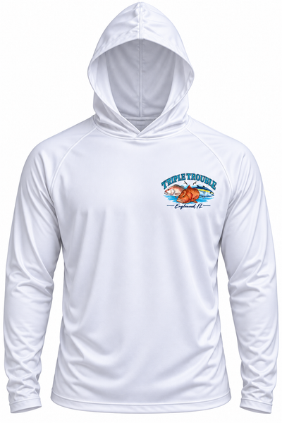Triple Trouble Charters Performance Hoodie