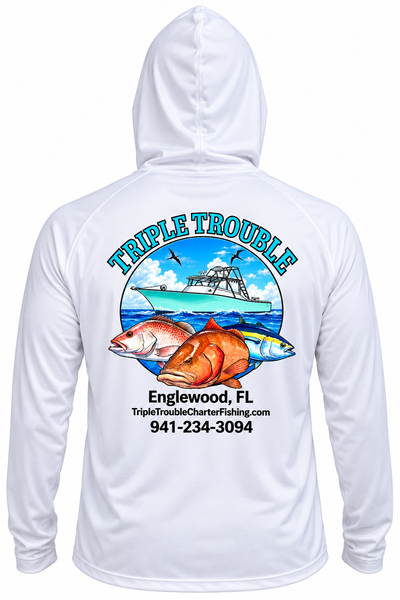 Triple Trouble Charters Performance Hoodie