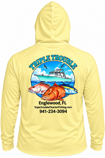 Triple Trouble Charters Performance Hoodie