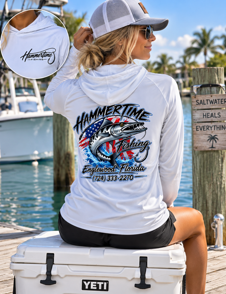 Hammertime Fishing Charters Performance Hoodie