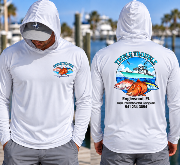 Triple Trouble Charters Performance Hoodie