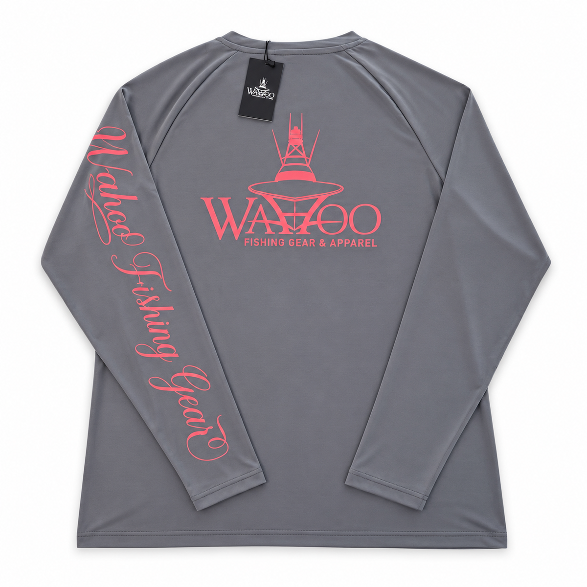 Pink and Grey Wahoo Performance Series Long Sleeve