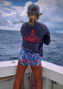 Pink and Grey Wahoo Performance Series Long Sleeve