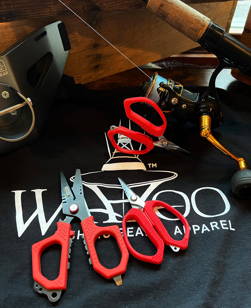 The Wahoo Mini Braid Scissors – WaHoo Fishing Gear & Apparel