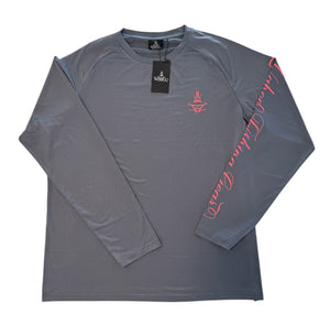 Pink and Grey Wahoo Performance Series Long Sleeve